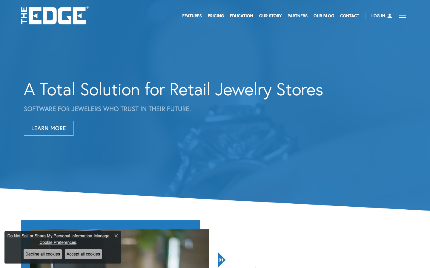 The Edge website screenshot